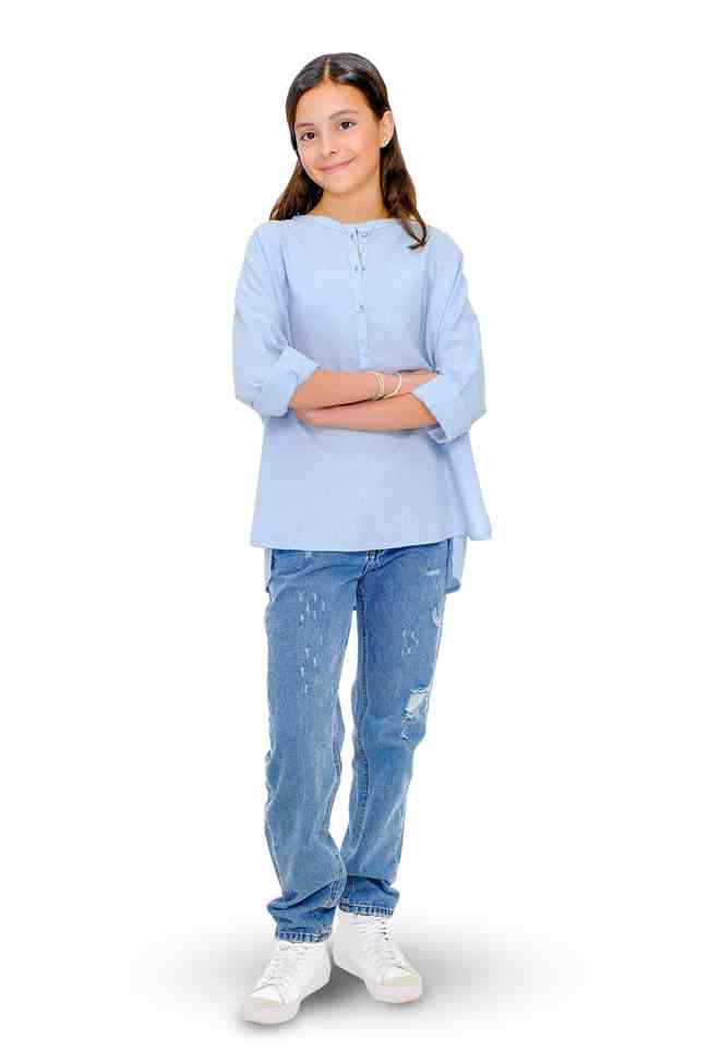 شلوار جین زاپدار 